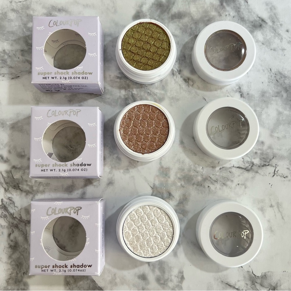 ColourPop Super Shock Shadow Set- Moonwalk, Ritz & Tassel